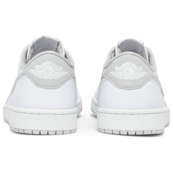 Jordans 1 Retro Low OG 'White Neutral Grey'
 705329 100 Mitternachtsmarine/Hellcreme-Weiß Jordan Damen/Herren