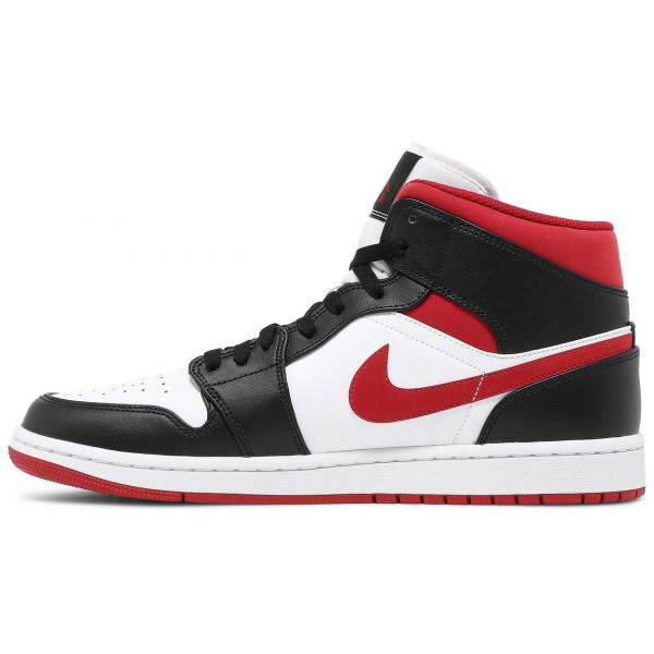 Jordans 1 Mid Black Gym Red554724 122 Weiß/Universitätsblau/Obsidian Jordan Damen/Herren