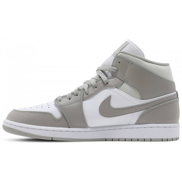 Jordans 1 Mid College Grey554724 082 Segel/Dunkles Mokka/Schwarz/Schwarz Jordan Damen/Herren