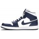 Jordans 1 Mid 'Obsidian'
 554724 174 Helles Erzholzbraun/Helles Purpur Jordan Damen/Herren