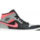 Jordans 1 Mid 'Pink Shadow'
 554724 059 Schwarz/Rauchgrau/Weiß/Sportrot Jordan Damen/Herren