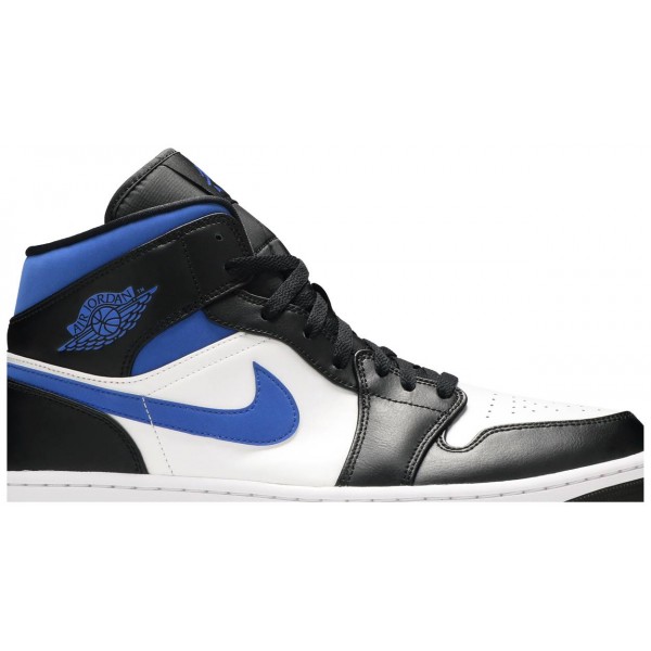 Jordans 1 Mid 'Racer Blue'554724 140 Fitnessstudio Rot/Weiß-Schwarz-Fotoblau Jordan Damen/Herren