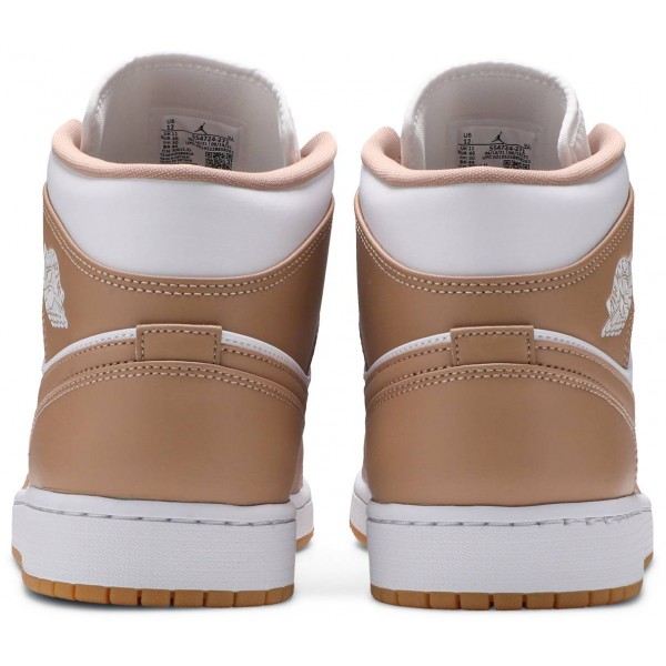 Jordans 1 Mid Tan Gum554724 271 Segel/Obsidian/Universitätsblau Jordan Damen/Herren