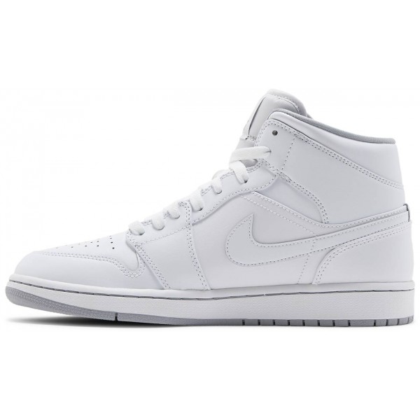 Jordans 1 Mid 'White Wolf Grey'
 554724 112 Laserblau/Schwarz/Weiß Jordan Damen/Herren