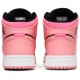 Jordans 1 Mid GS Coral Chalk
 554725 662 Elektroorange/Schwarz/Weiß Jordan Damen/Herren