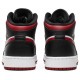 Jordans 1 Mid GS Noble Red
 554725 066 Weiß/Laserorange/Schwarz Jordan Damen/Herren