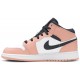 Jordans 1 Mid GS 'Pink Quartz'
 555112 603 Musselin/Unirot/Royal/Taxi/Schwarz Jordan Damen/Herren