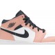 Jordans 1 Mid GS 'Pink Quartz'
 555112 603 Musselin/Unirot/Royal/Taxi/Schwarz Jordan Damen/Herren