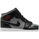 Jordans 1 Mid GS 'Shadow'
 554725 096 Rosa Quarz/Dunkles Rauchgrau/Weiß Jordan Damen/Herren