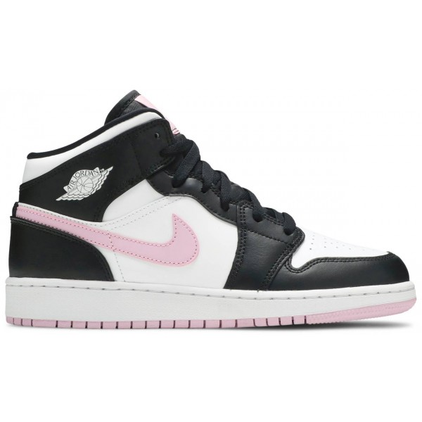 Jordans 1 Mid GS White Light Arctic Pink
 555112 103 Seestern/Schwarzsegel Jordan Damen/Herren