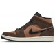 Jordans 1 Mid SE Dark ChocolateDC7294 200 Schwarz/Gym Rot-Dunkelgrau-Weiß Jordan Damen/Herren