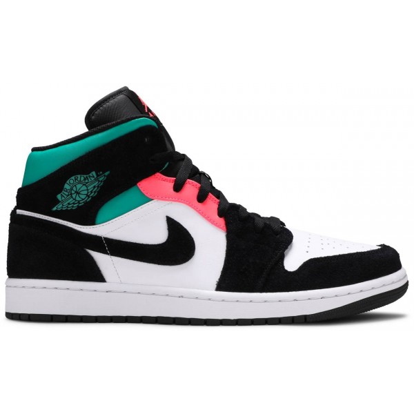 Jordans 1 Mid SE 'South Beach'
 852542 116 Waffenkammer Navy/Schwarz/Weiß Jordan Damen/Herren