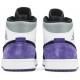 Jordans 1 Mid SE Varsity Purple852542 105 Weiß/Schwarz/Racer Blau Jordan Damen/Herren