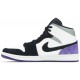 Jordans 1 Mid SE Varsity Purple852542 105 Weiß/Schwarz/Racer Blau Jordan Damen/Herren