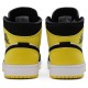 Jordans 1 Mid SE 'Yellow Toe'
 852542 071 Schwarz/Uni Rot-Weiß Jordan Damen/Herren