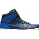 Jordans 1 Retro Mid Obsidian Royal
 554724 412 Schwarz/Weiß/Sportrot/Schwarz Jordan Damen/Herren