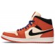 Jordans 1 Retro Mid SE Team Orange
 852542 800 Schwarz/Uni Royal-Weiß Jordan Damen/Herren