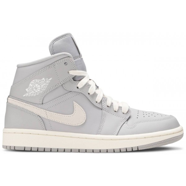 Jordans 1 Mid 'Grey Light Bone'
 CD7240 002 Schwarz/Edelrot/Weiß Jordan Damen