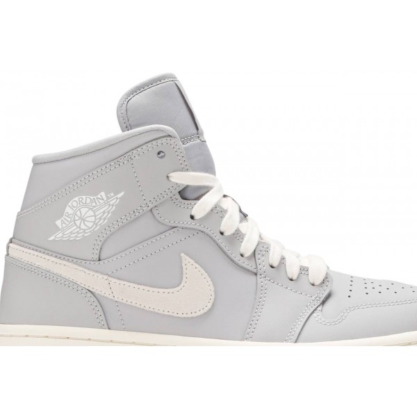 Jordans 1 Mid 'Grey Light Bone'
 CD7240 002 Schwarz/Edelrot/Weiß Jordan Damen