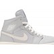 Jordans 1 Mid 'Grey Light Bone'
 CD7240 002 Schwarz/Edelrot/Weiß Jordan Damen