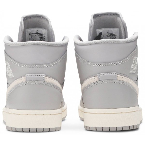 Jordans 1 Mid 'Grey Light Bone'
 CD7240 002 Schwarz/Edelrot/Weiß Jordan Damen