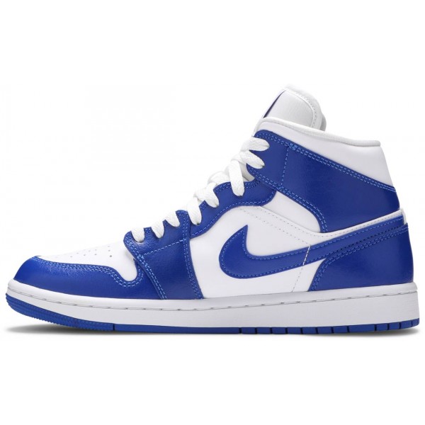 Jordans 1 Mid 'Kentucky Blue'BQ6472 104 Obsidian/Blau Chill-Weiß Jordan Damen