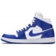 Jordans 1 Mid 'Kentucky Blue'BQ6472 104 Obsidian/Blau Chill-Weiß Jordan Damen