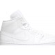 Jordans 1 Mid Triple White
 BQ6472 100 Weiß/Metallic Gold/Obsidian Jordan Damen