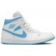 Jordans 1 Mid UNC
 BQ6472 114 Helles Rauchgrau/Sportrot/Weiß Jordan Damen