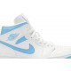 Jordans 1 Mid UNC
 BQ6472 114 Helles Rauchgrau/Sportrot/Weiß Jordan Damen