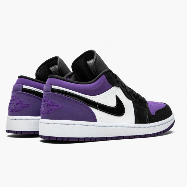 Jordans 1 Low Court Purple Damen/Herren 553558-125 Sportschuhe