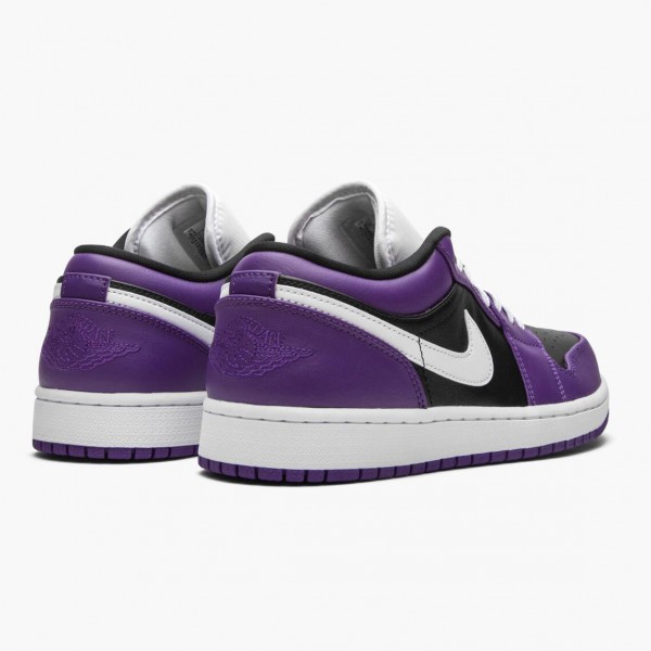 Jordans 1 Retro Low Court Purple Damen/Herren 553558-501 Sportschuhe