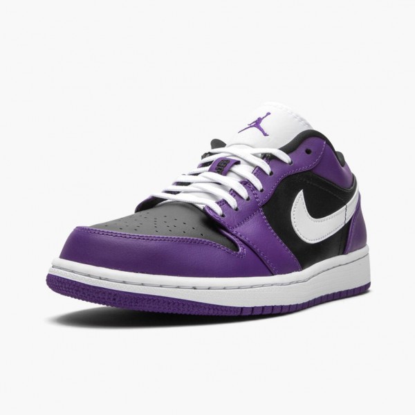 Jordans 1 Retro Low Court Purple Damen/Herren 553558-501 Sportschuhe