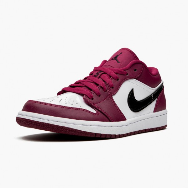 Jordans 1 Retro Low Noble Red Damen/Herren 553558-604 Sportschuhe