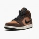 Jordans 1 Mid SE Dark Chocolate Damen/Herren DC7294-200 Sportschuhe