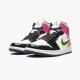 Jordans 1 Mid White Black Cyber Pink  Herren CZ9834-100 Sportschuhe