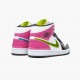 Jordans 1 Mid White Black Cyber Pink  Herren CZ9834-100 Sportschuhe