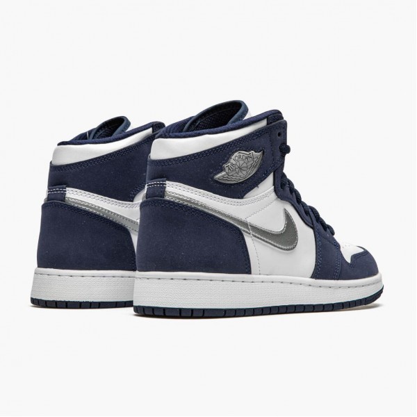 Jordans 1 Retro High COJP Midnight Navy Damen/Herren DC1788-100 Sportschuhe