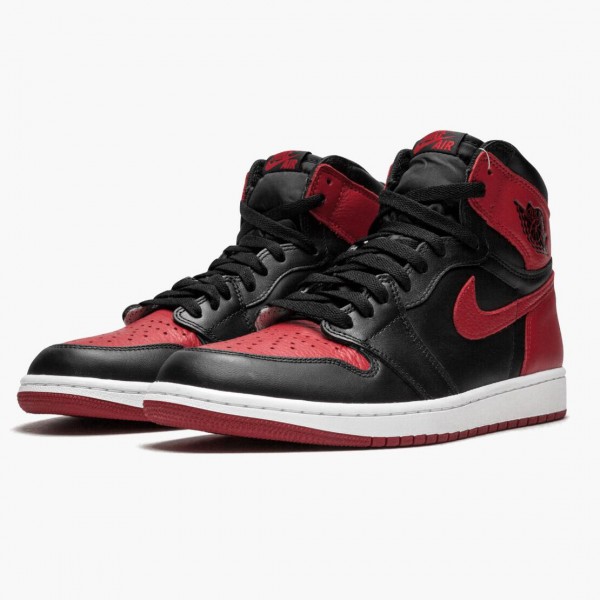 Jordans 1 Retro High OG Banned Bred Damen/Herren 555088-001 Sportschuhe