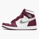 Jordans 1 Retro High OG Bordeaux Damen/Herren 555088-611 Sportschuhe