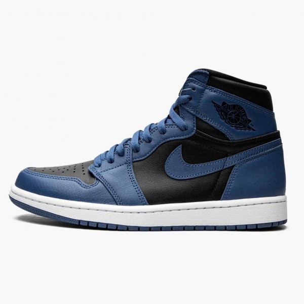 Jordans 1 Retro High OG Dark Marina Blue Damen/Herren 555088-404 Sportschuhe