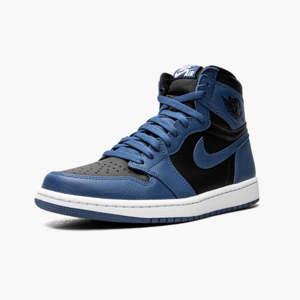 Jordans 1 Retro High OG Dark Marina Blue Damen/Herren 555088-404 Sportschuhe