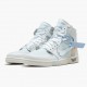 Jordans 1 Retro High Off-White White Herren AQ0818-100 Sportschuhe