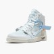 Jordans 1 Retro High Off-White White Herren AQ0818-100 Sportschuhe