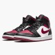 Jordans 1 Mid Bred Toe Herren 554724-066 Sportschuhe