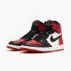 Jordans 1 Retro High Bred Toe Damen/Herren 555088-610 Sportschuhe