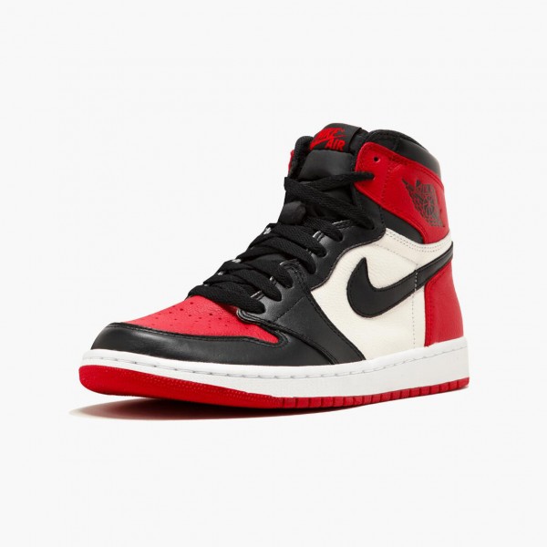 Jordans 1 Retro High Bred Toe Damen/Herren 555088-610 Sportschuhe