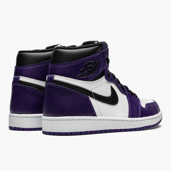 Jordans 1 Retro High OG Court Purple Herren 555088-500 Sportschuhe