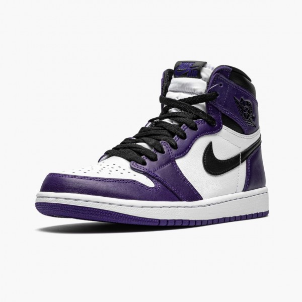 Jordans 1 Retro High OG Court Purple Herren 555088-500 Sportschuhe