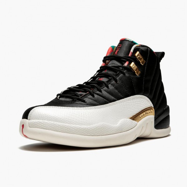 Jordans 12 Retro 2019 CNY Chinese New Year Herren CI2977-006 Sportschuhe